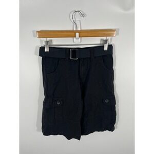 Copper Denim Y2K Womens Jorts 12 Black Cargo Baggy Skater Grunge Goth Street‎
